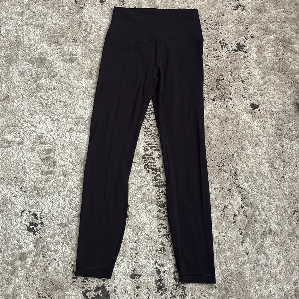 Black align Lululemon leggings. Size 4